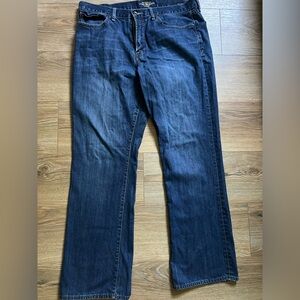 ❤️sale❤️Lucky Brand Men's Relaxed Fit Dark Blue Jeans